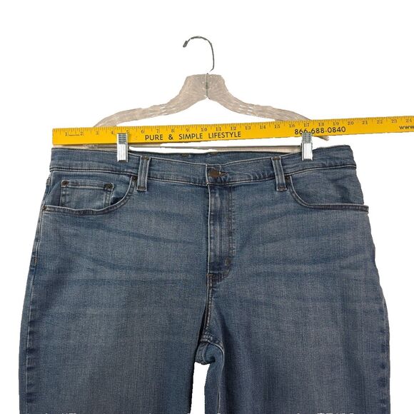 LL Bean 1912 Jeans BeanFlex Men's Size 40x32 Standard Fit Blue Stretch - Picture 5 of 10